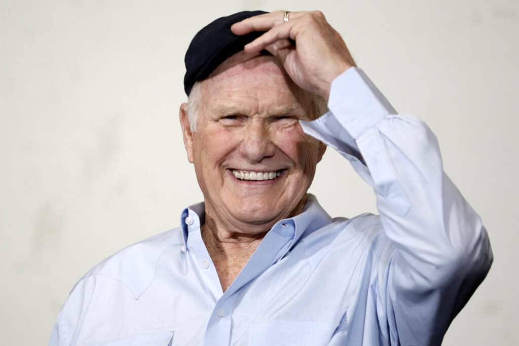 NEW ORLEANS, LOUISIANA - FEBRUARY 06: Former NFL Player and NFL Sunday co-host Terry Bradshaw speaks to the media during FOX Sports Media Day at Ernest N. Morial Convention Center on February 06, 2025 in New Orleans, Louisiana.